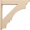 Ekena Millwork 8-in W x 44-in D x 44-in H Balboa Trad Rough Cedar Woodgrain TimberThane Outlooker, Primed Tan OUTUR080X44X44BOA04RCPR - alternate 4